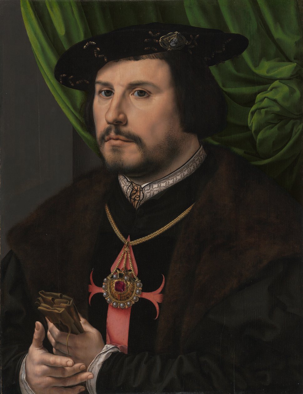 Portrét Francisca de los Cobos y Molina, kolem 1530-32 (olej na dubovém panelu) od Jan (c.1472 c.1533) Gossaert