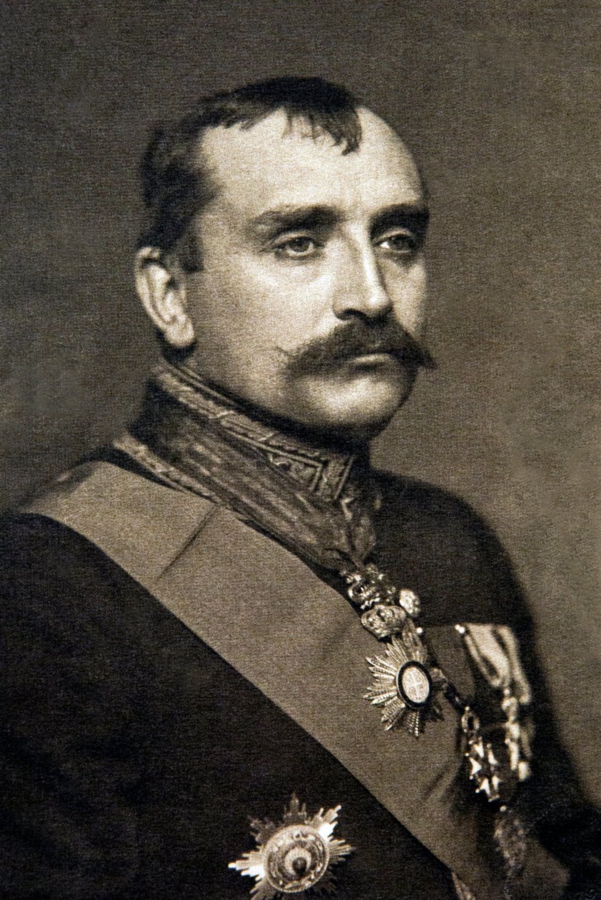 Paul Claudel v kostýmu konzula 1910 - fotografie Jana Nepomuka Langhanse od Jan (studio of) Langhans