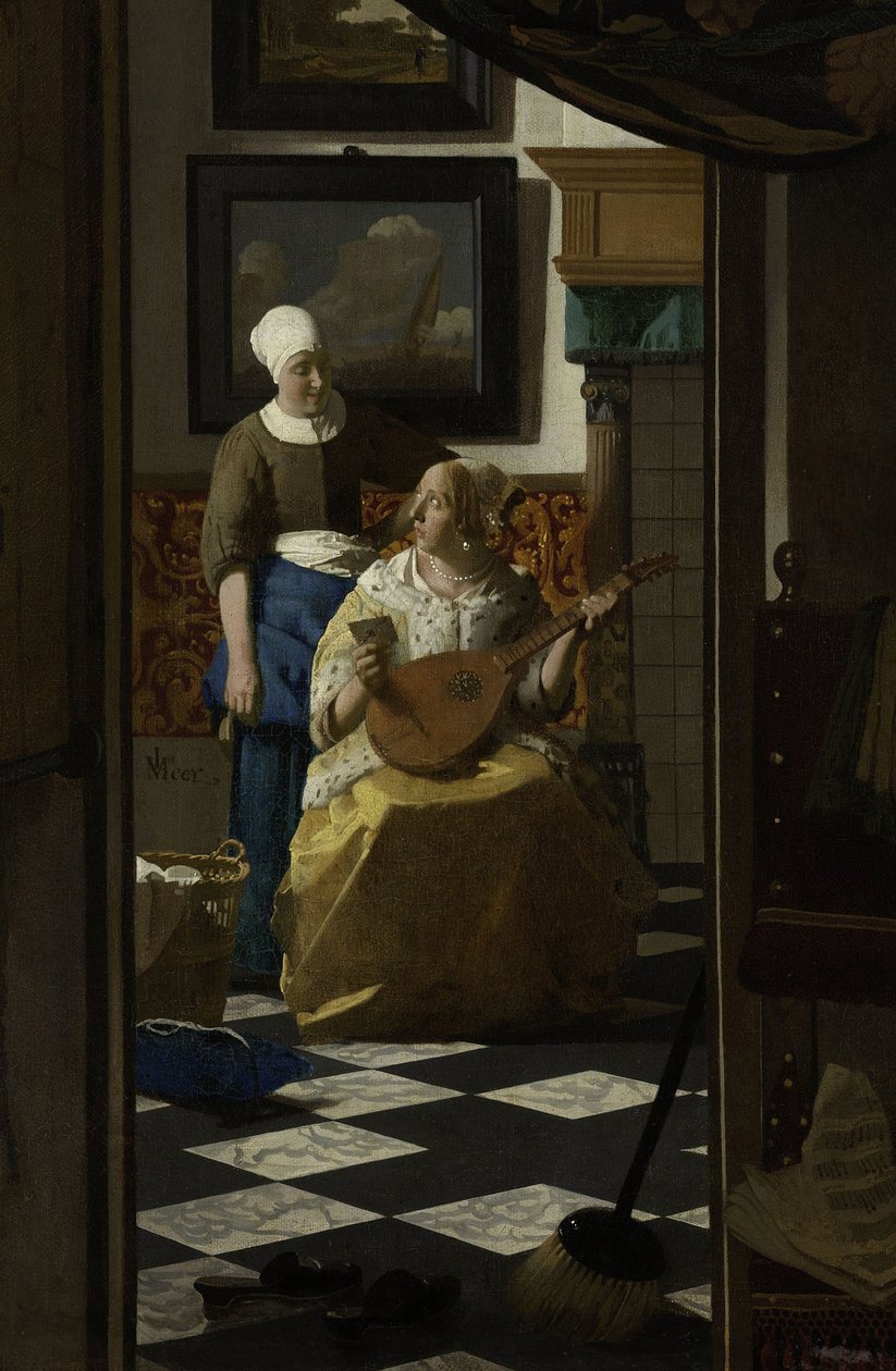 Milostný dopis, cca 1669-70 od Jan Vermeer van Delft