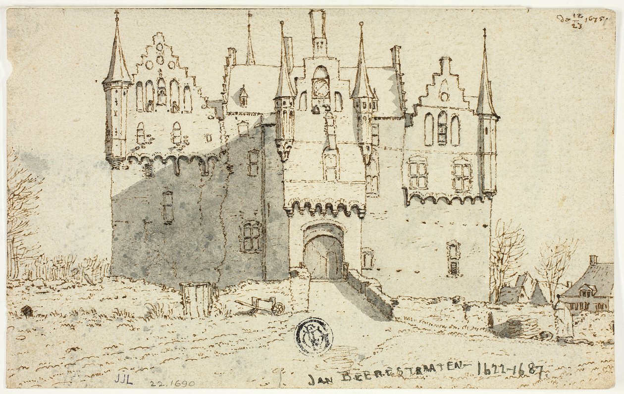 Hrad Gemear od Jan Abrahamsz. Beerstraaten