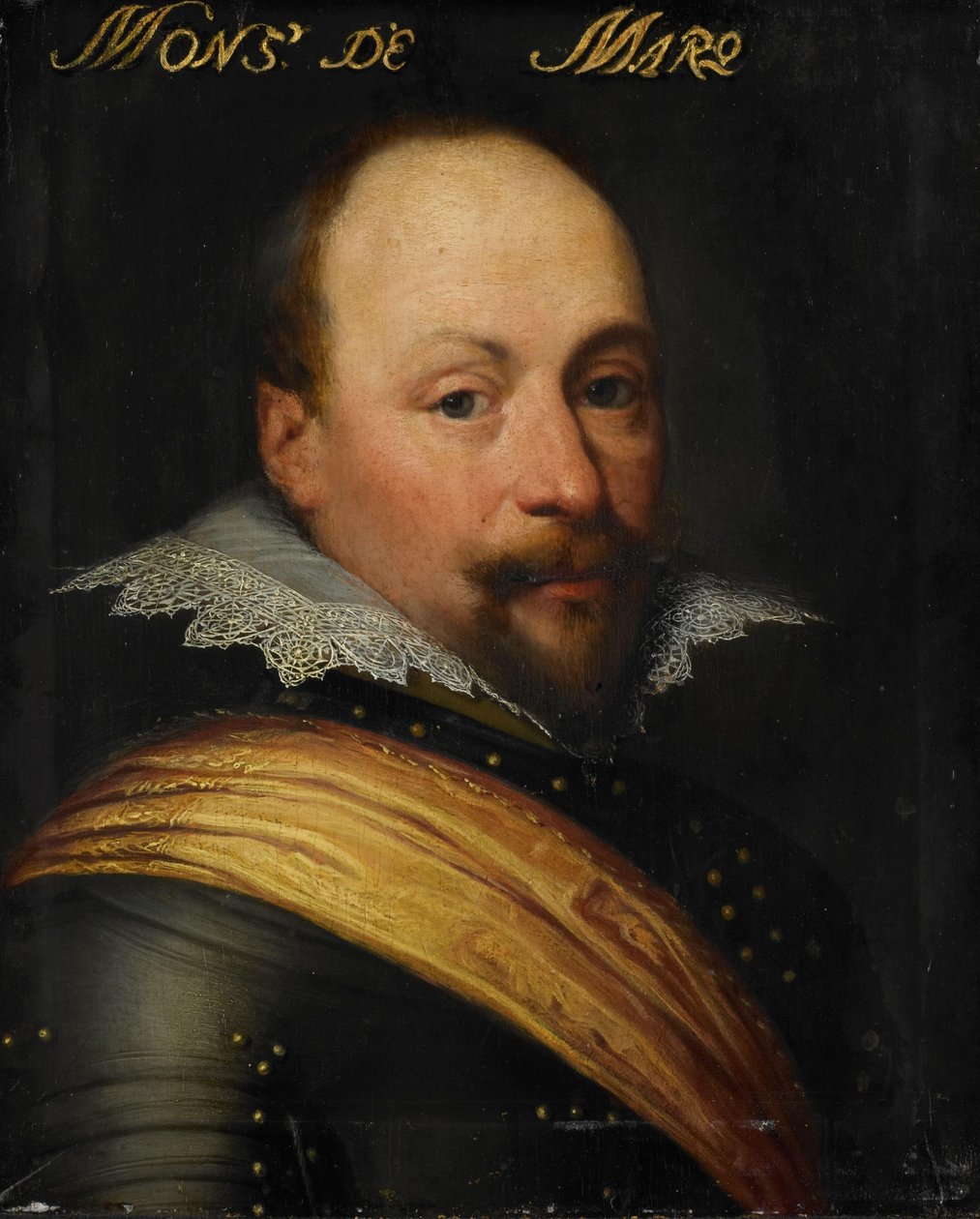 Portrét Daniëla de Hertaing, lorda z Markéty, guvernéra Ostende od Jan Antonisz van Ravesteyn (workshop of)