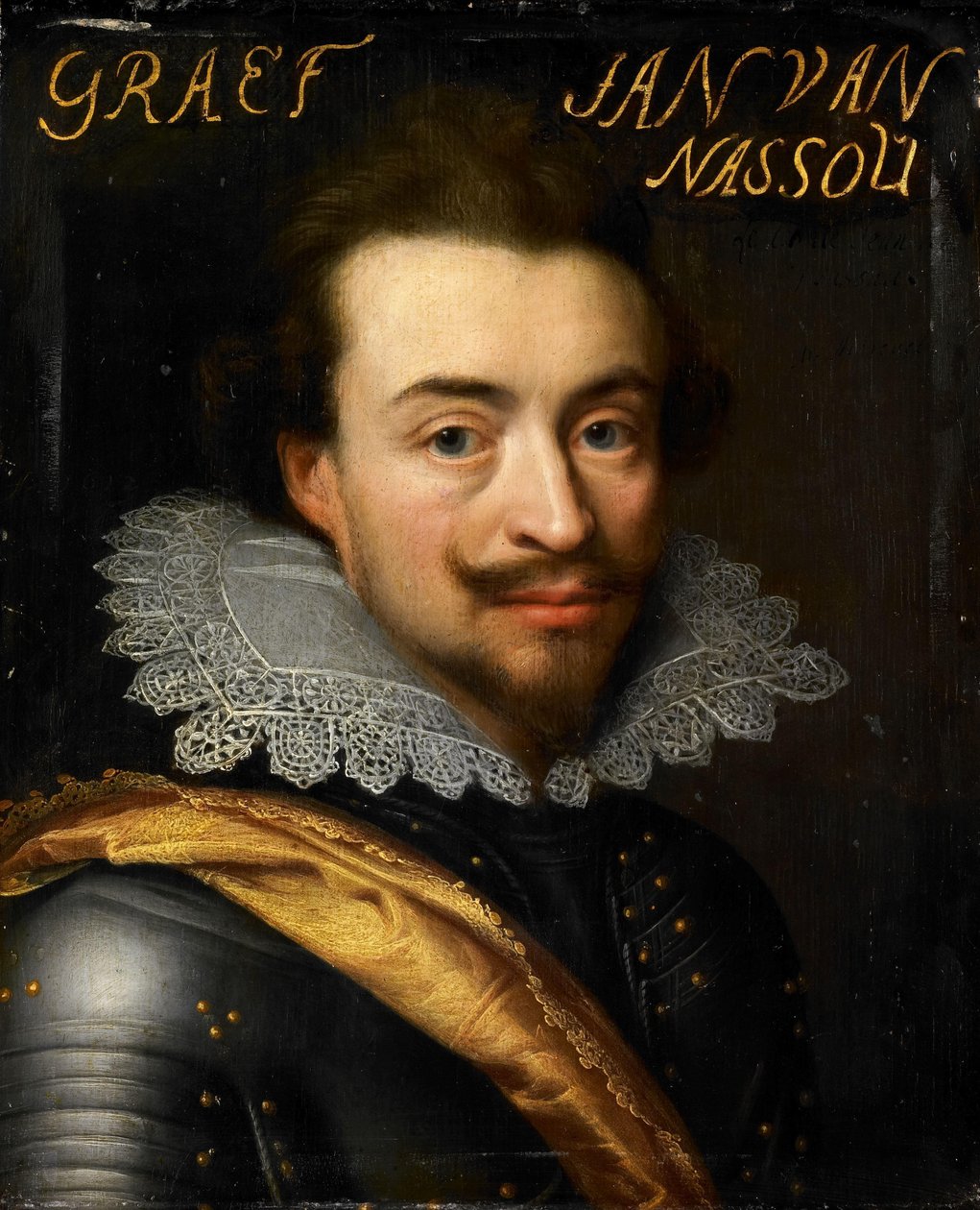 Portrét Jana mladšího, hraběte z Nassau-Siegen (hrabě Jan VIII z Nassau-Siegen) od Jan Antonisz van Ravesteyn (workshop of)