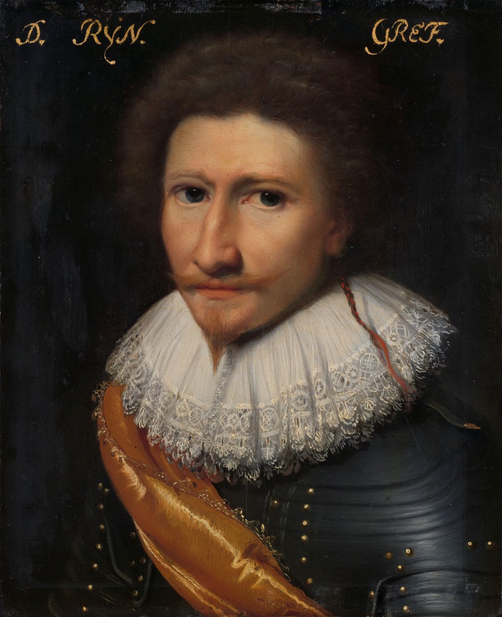 Portrét Johanna Conrada von Salm, Waldgrave a Rhinegrave van Dhaun od Jan Antonisz van Ravesteyn (workshop of)