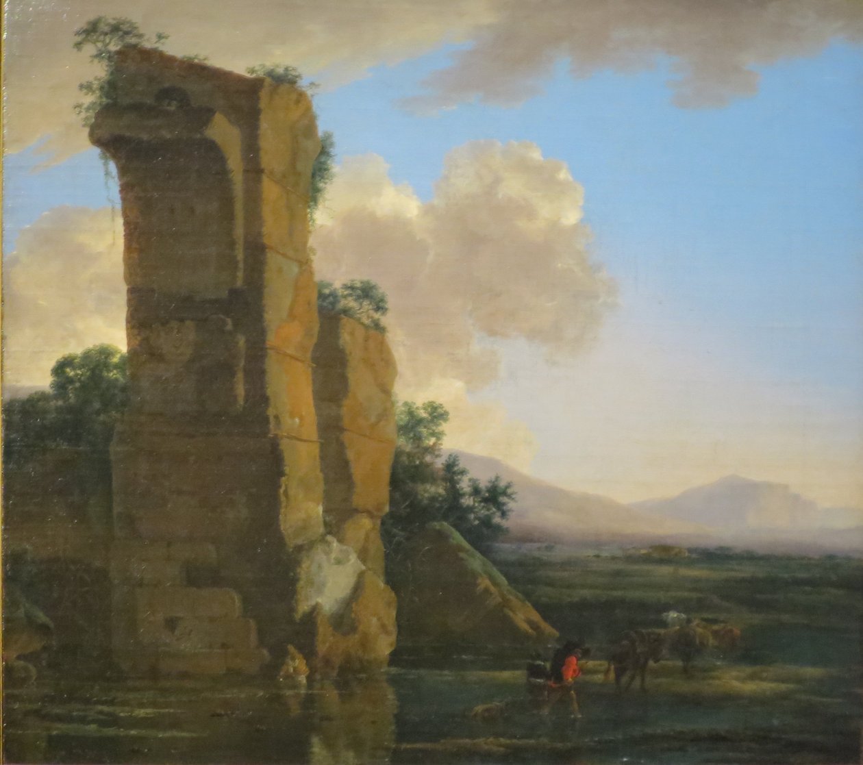 Italská krajina od Jan Asselijn