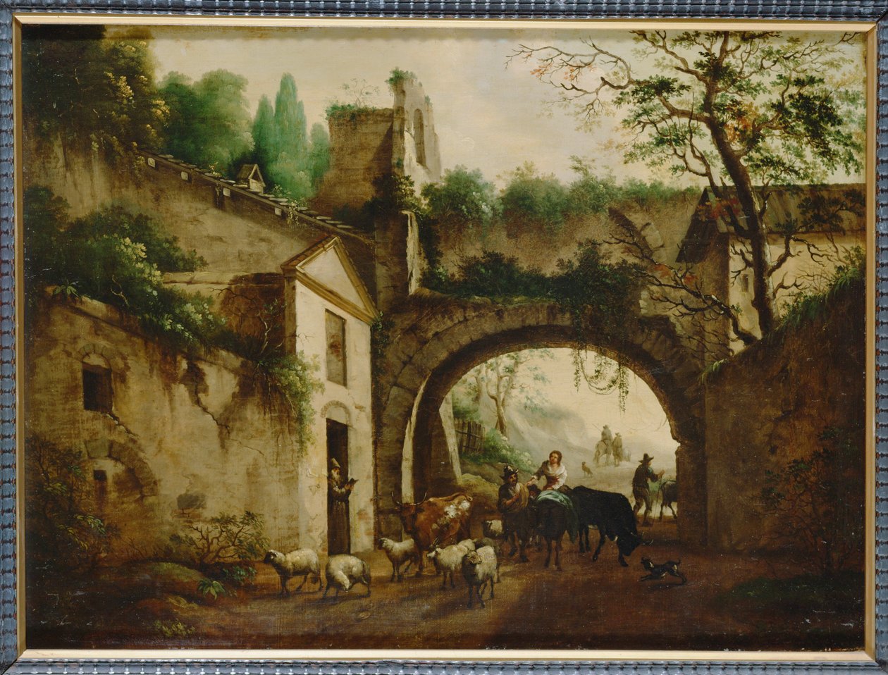 Oblouk San Lazzaro v Římě ... (malba na plátně) od Jan Asselyn