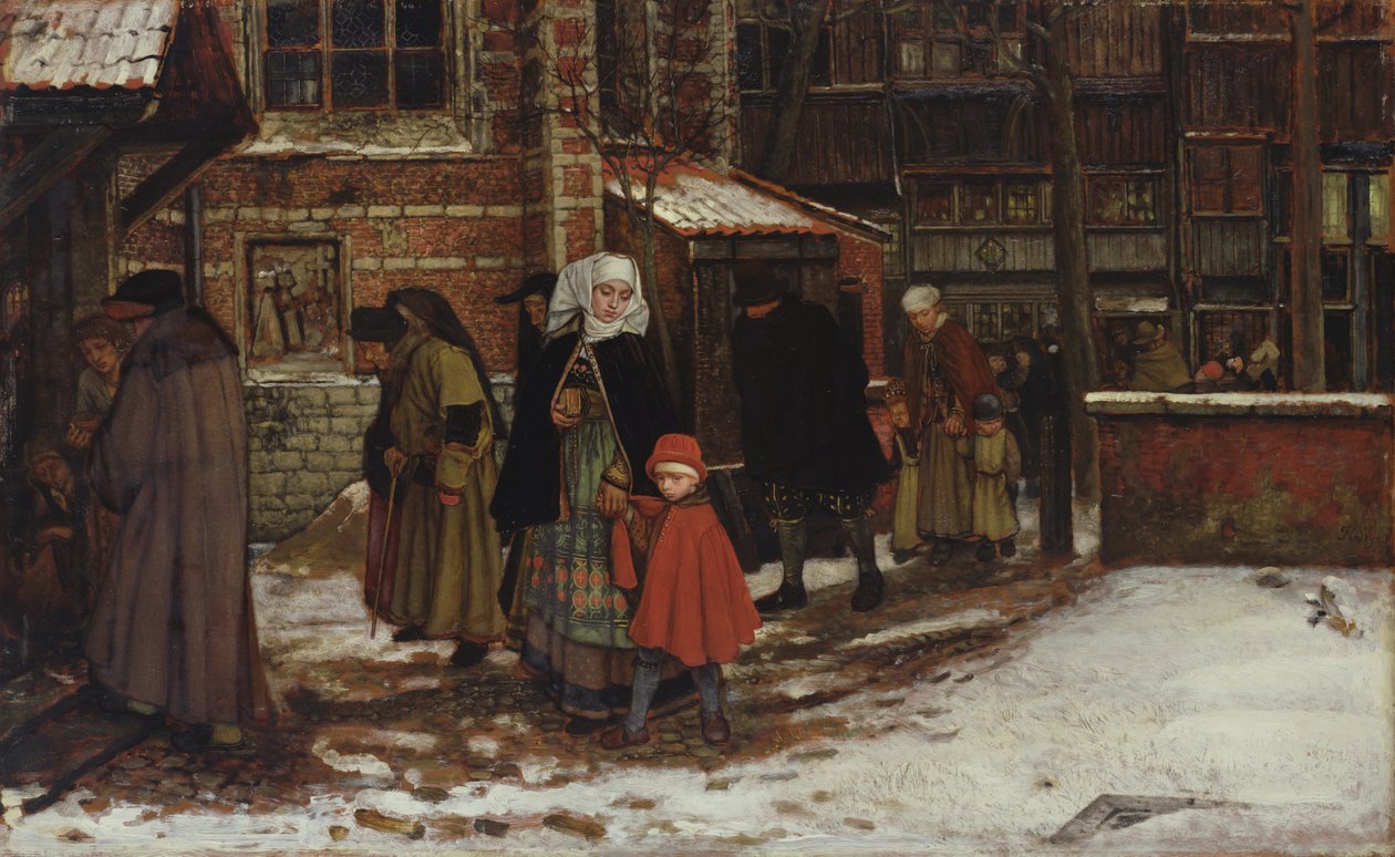 Svátek svatého Jana, 1859 (viz také 234224) od Jan August Hendrik Leys