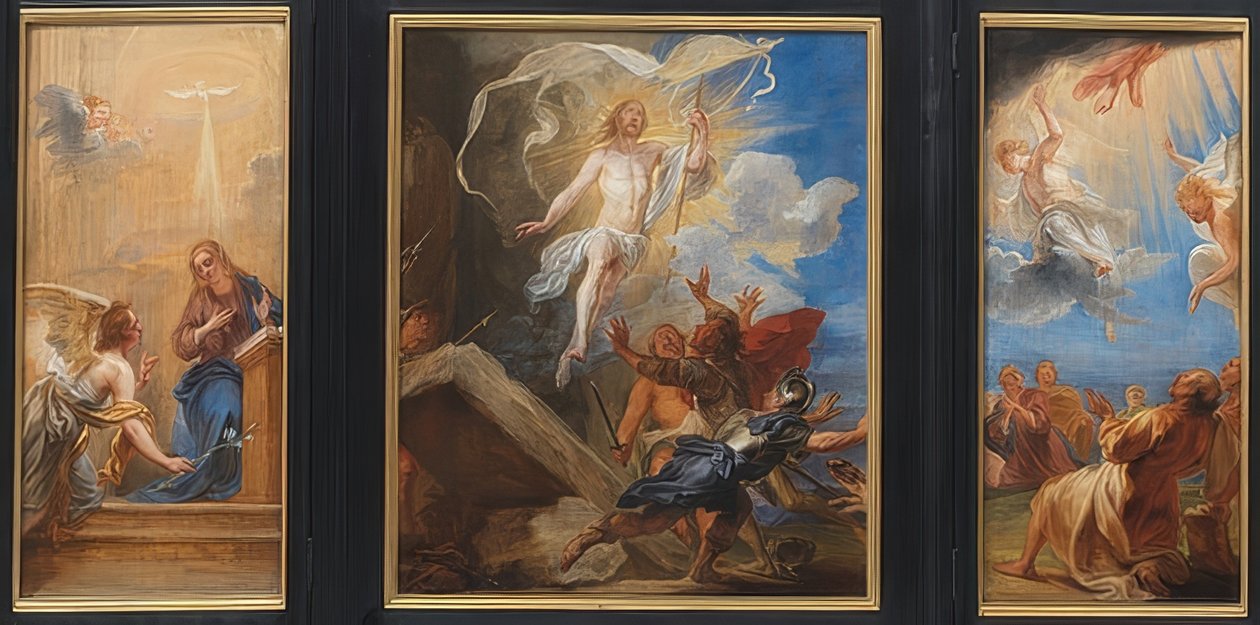Triptych Snyders. Kolem roku 1659 od Jan Boeckhorst