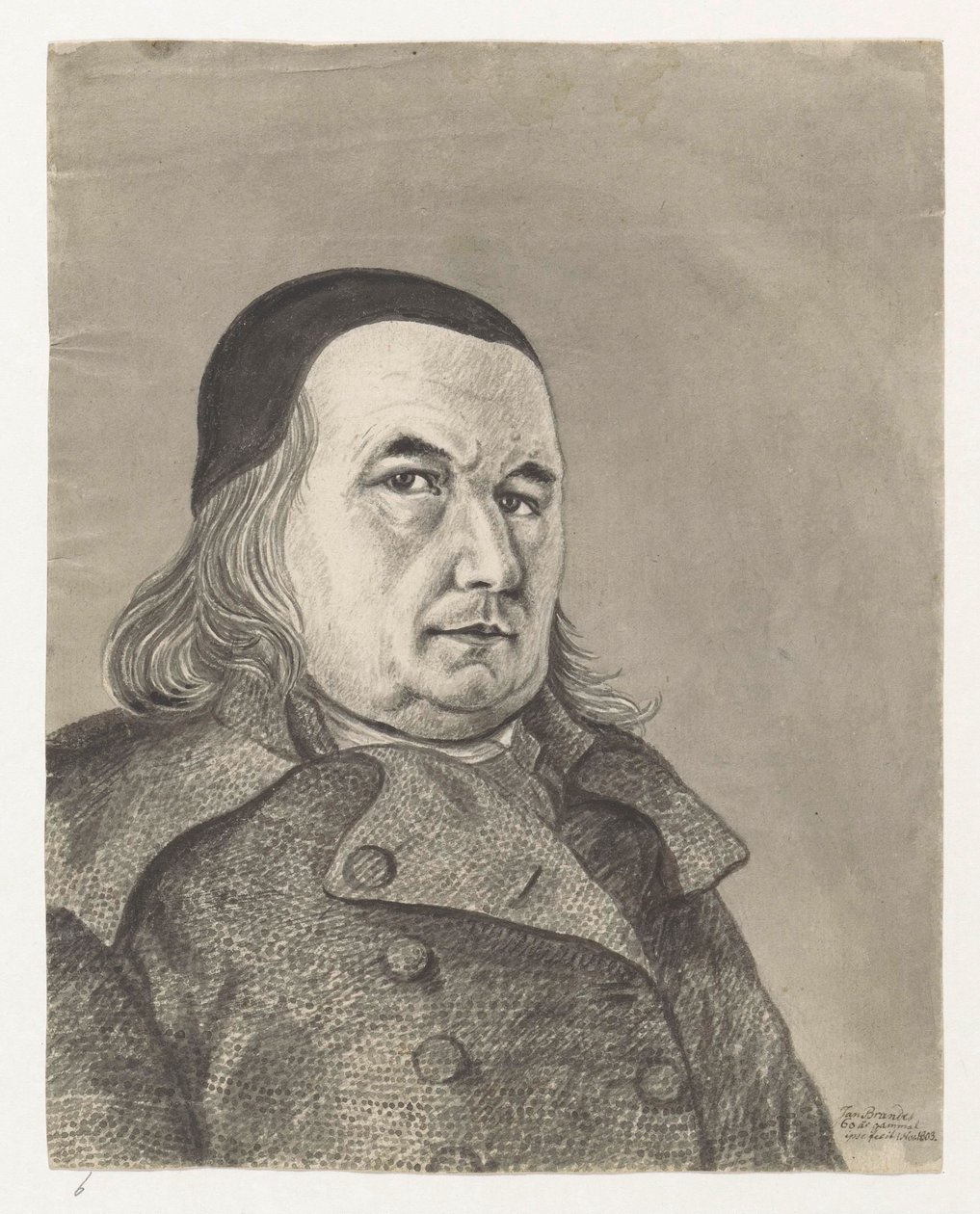 Autoportrét Jana Brandese 1803 od Jan Brandes