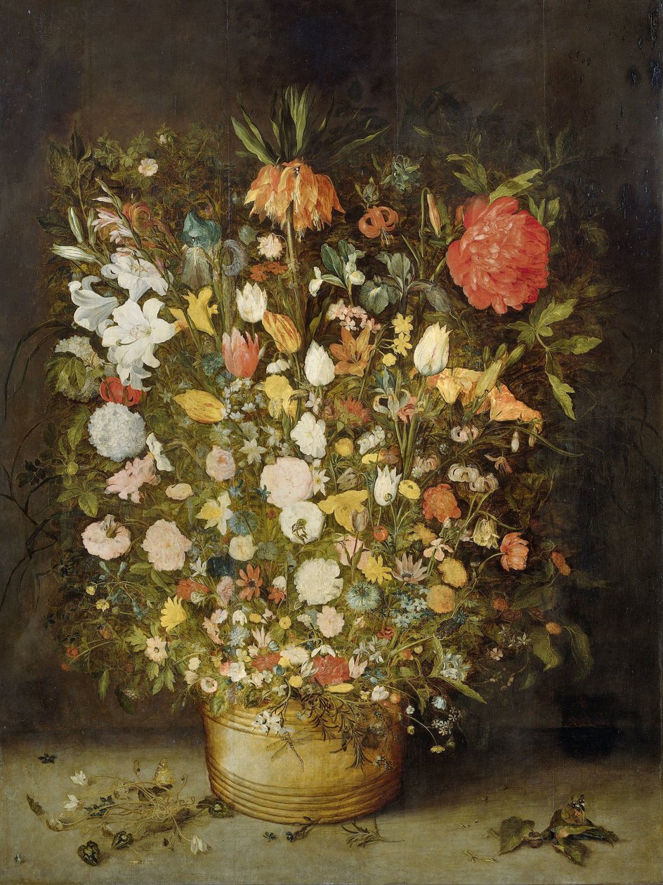Zátiší s květinami od Jan Brueghel (I) (workshop of)