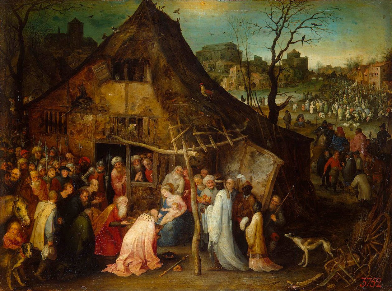 Klanění tří králů, c1600. od Jan Brueghel the Elder