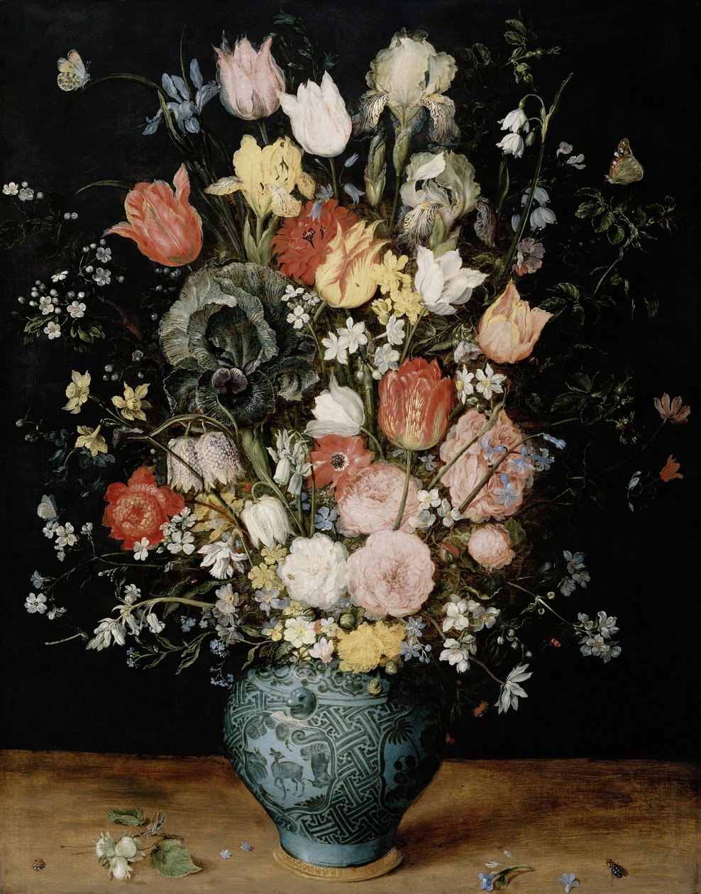 Květiny v modré váze, cca 1608. od Jan Brueghel the Elder