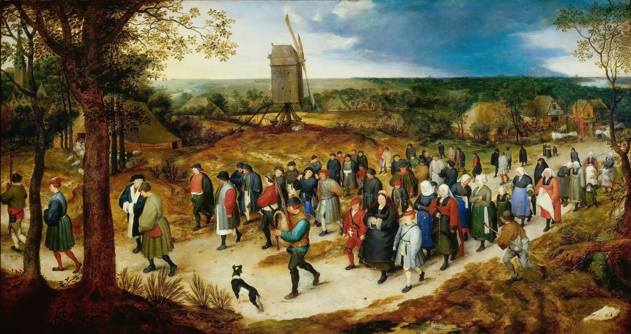 Svatební průvod Svatební průvod. od Jan Brueghel the Elder