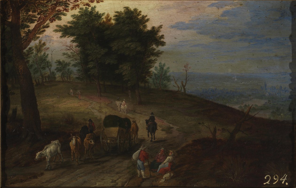 Horská silnice od Jan Brueghel the Elder