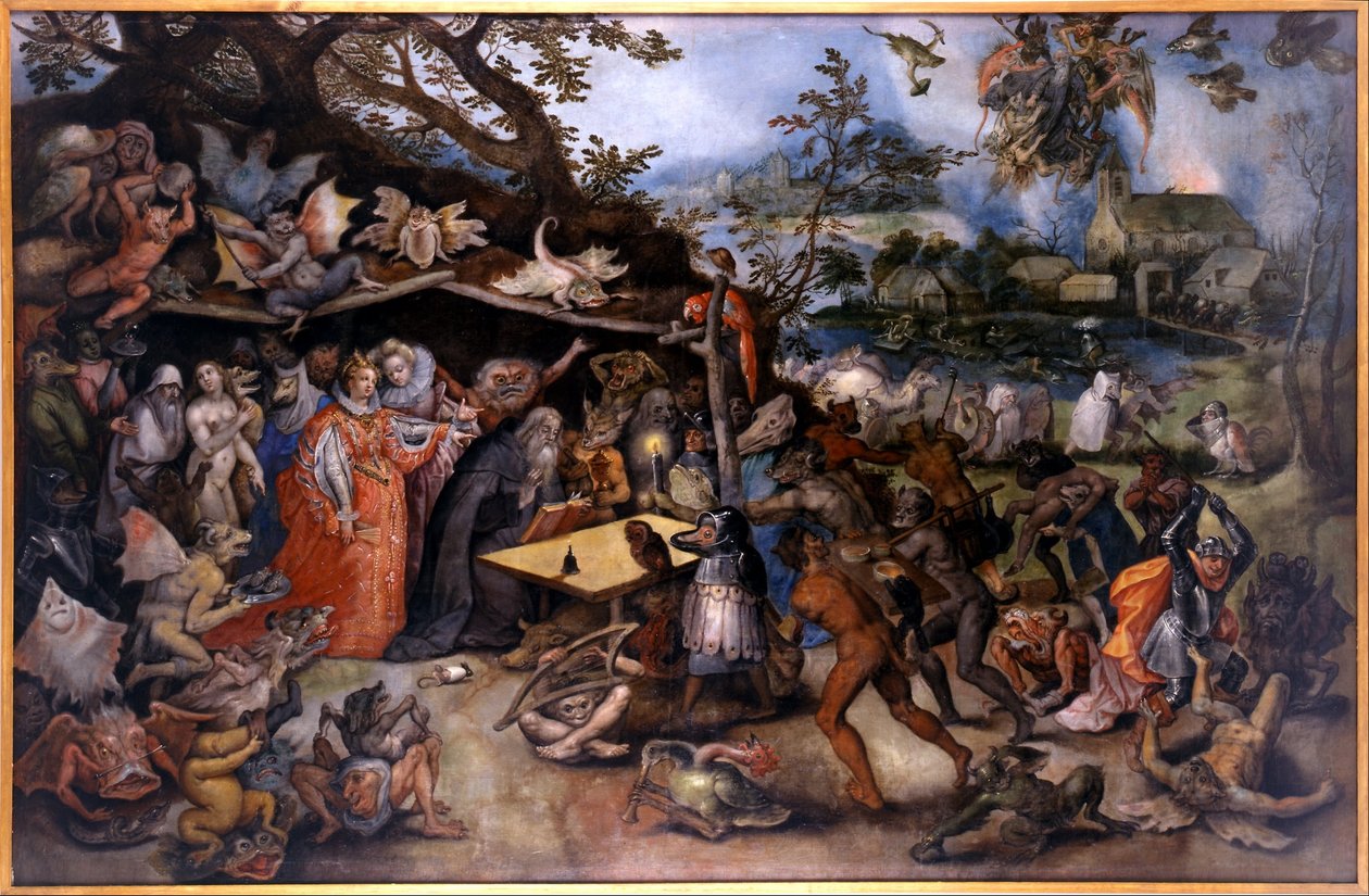 Pokušení opata svatého Antonína od Jan Brueghel the Elder