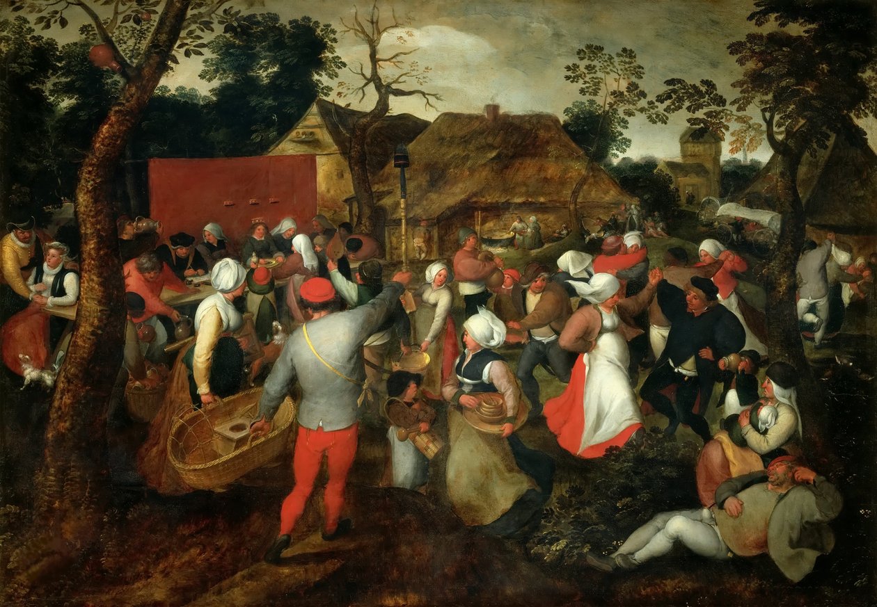 Svatební tanec, ca. 1600. od Jan Brueghel the Elder