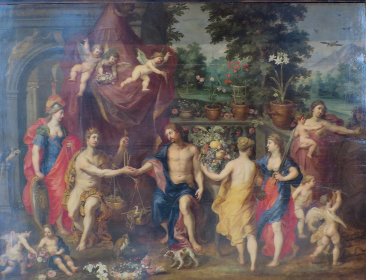 Alegorie ctnostného života od Jan Brueghel the Younger