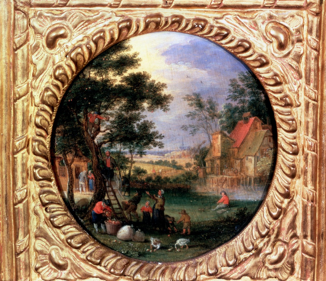 Sběr jablek, 30. léta 17. století od Jan Brueghel the Younger