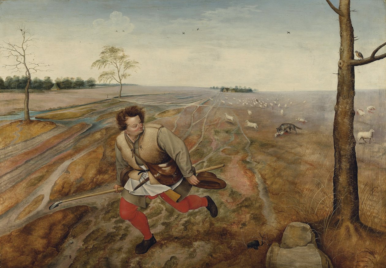Špatný pastýř od Jan Brueghel the Younger