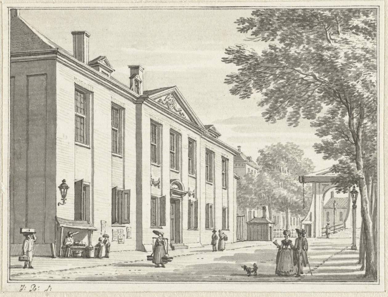 Prinsenhof v Rotterdamu od Jan Bulthuis
