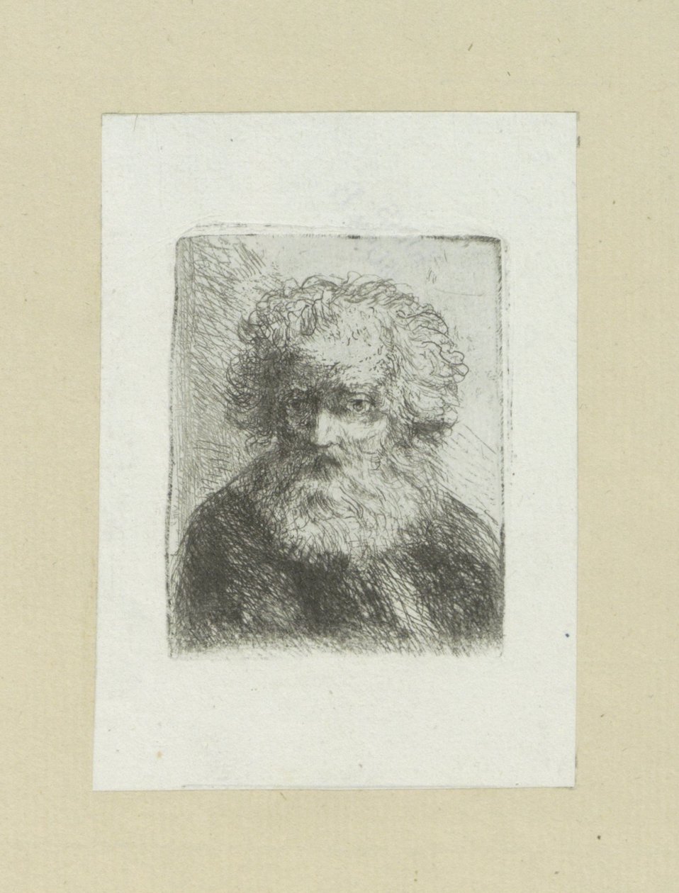 Muž Bebaarde Oude The Compleat Work of Etchings od Johna Chalona / Oeuvre Complette des Eaux Fortes par Jean Chalon (název série) od Jan Chalon