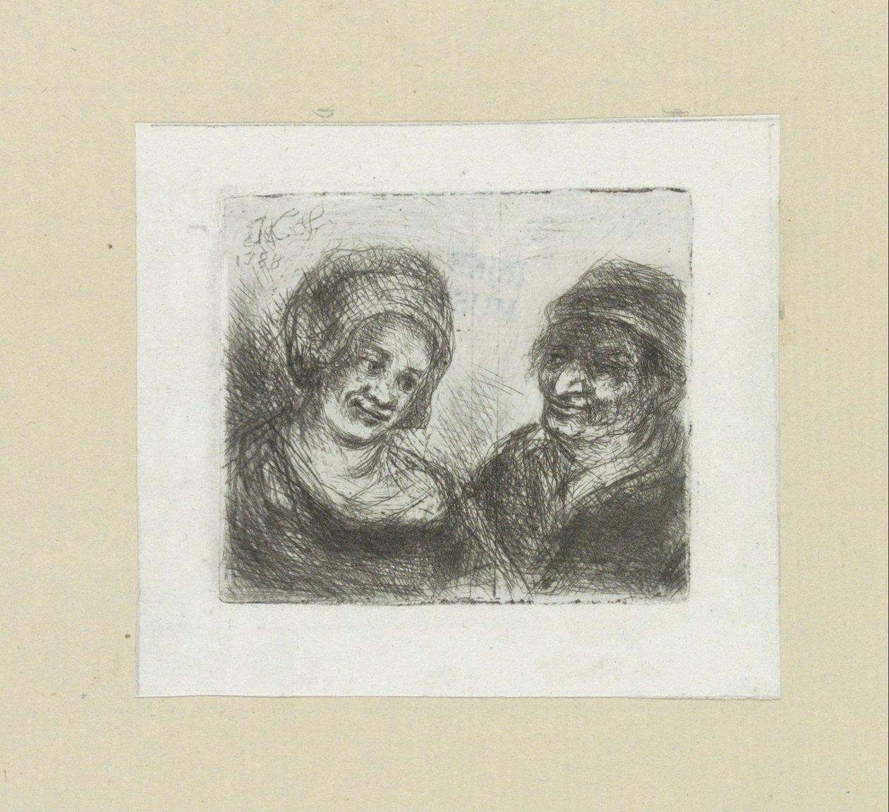 Búr v Boerinu The Compleat Work of Etchings od Johna Chalona / Oeuvre Complette des Eaux Fortes par Jean Chalon (název série) od Jan Chalon