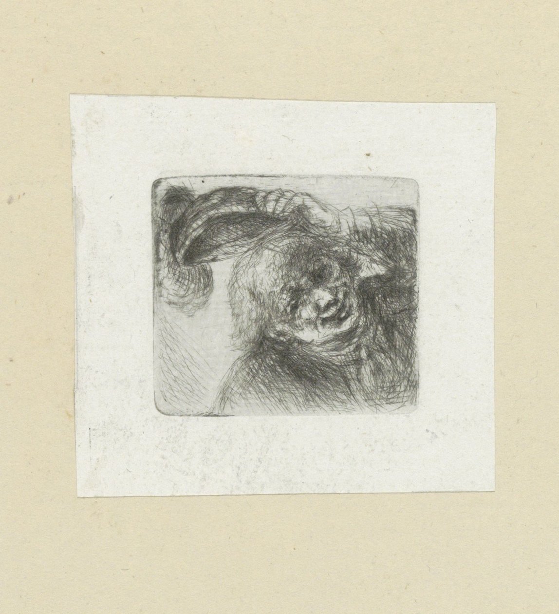 lachende muž The Compleat Work of Etchings od Johna Chalona / Oeuvre Complette des Eaux Fortes par Jean Chalon (název série) od Jan Chalon