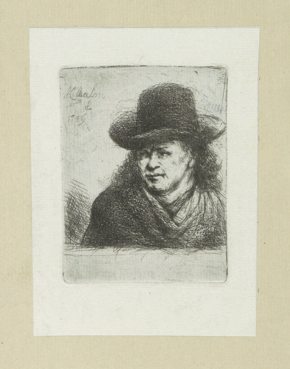 Člověk klade motyky, naar odkazy The Compleat Work of Etchings od Johna Chalona / Oeuvre Complette des Eaux Fortes par Jean Chalon (název série) od Jan Chalon