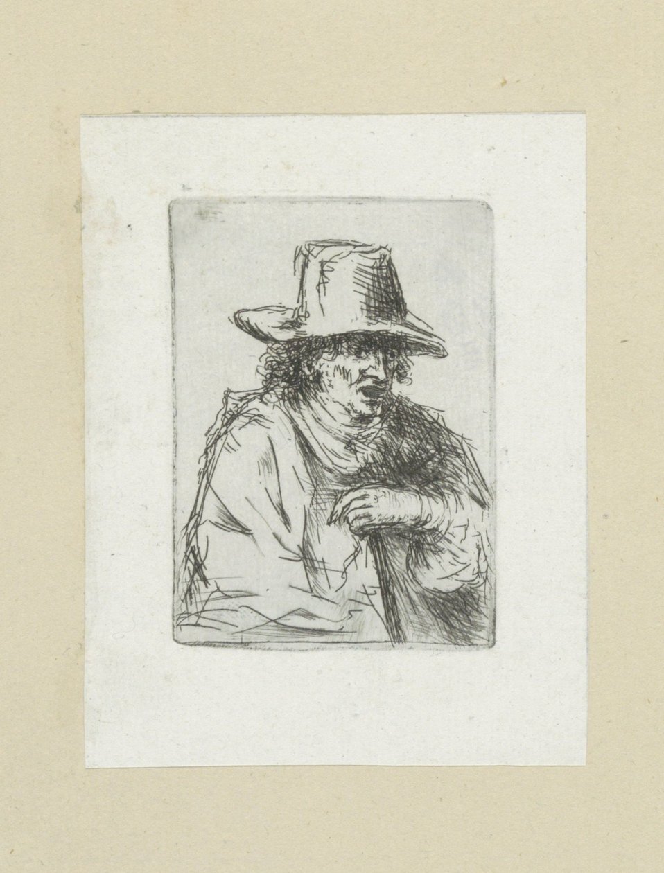 Člověk vloží hoge hoed do stoku The Compleat Work of Etchings od Johna Chalona / Oeuvre Complette des Eaux Fortes par Jean Chalon (název série) od Jan Chalon