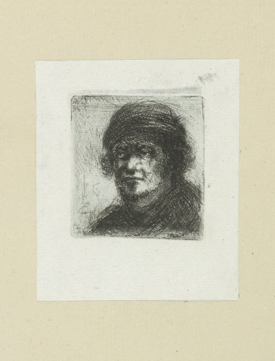 Volwassen muž, naar odkazy The Compleat Work of Etchings od Johna Chalona / Oeuvre Complette des Eaux Fortes par Jean Chalon (název série) od Jan Chalon