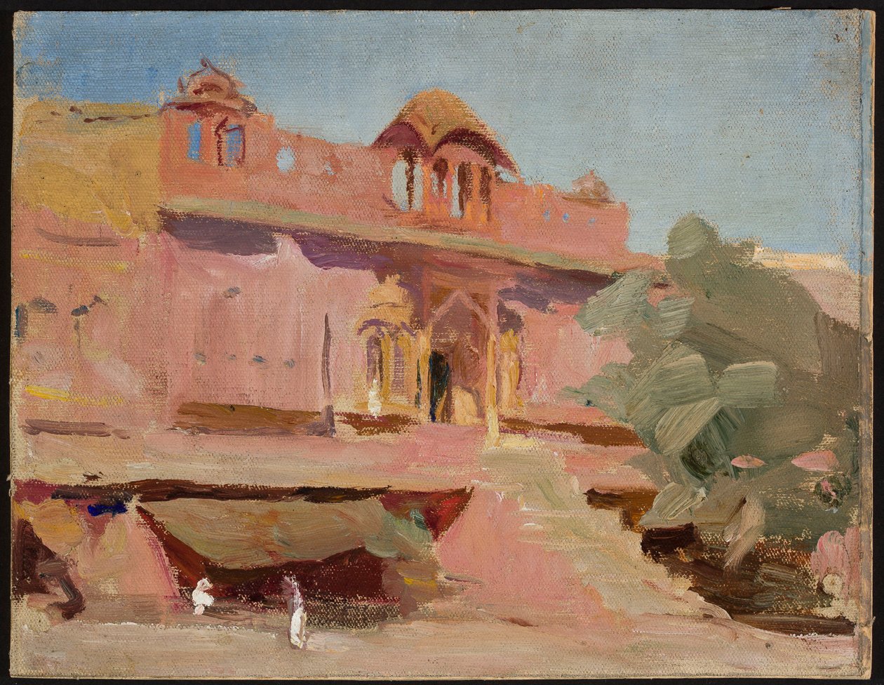 Jaipur - budovy. Z cesty do Indie od Jan Ciągliński