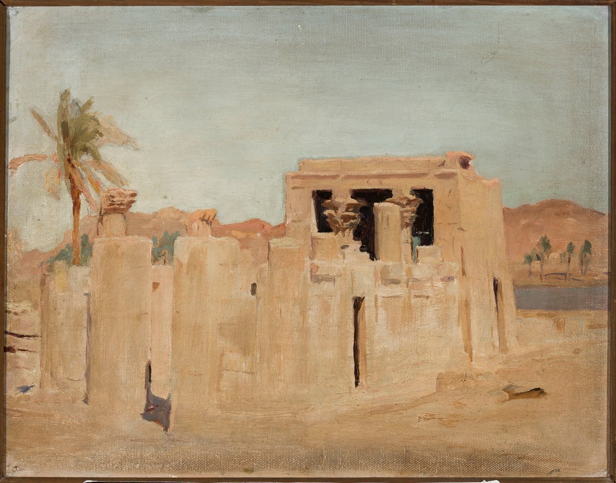 Luxor - Břeh Nilu. Z cesty do Egypta od Jan Ciągliński