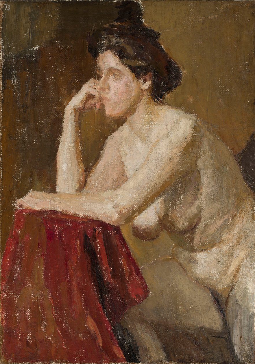 Modelka, studium od Jan Ciągliński