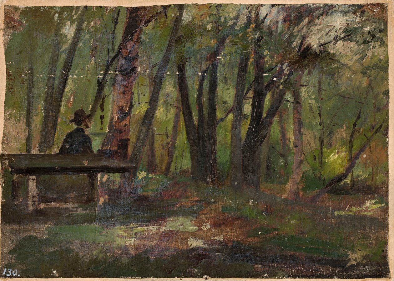 Petrohrad - park na Petrovském ostrově od Jan Ciągliński