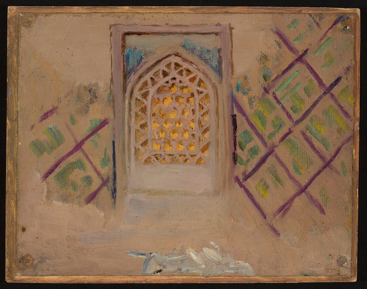 Samarkand, okno. Z cesty do Turkestánu od Jan Ciągliński