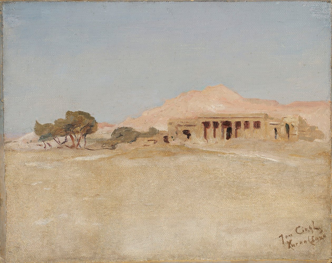 Chrám v Kurně - Luxor. Z cesty do Egypta od Jan Ciągliński