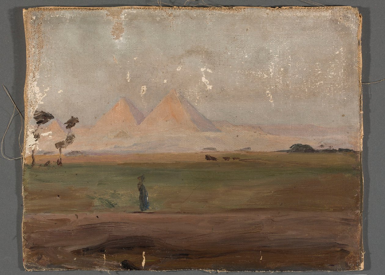 Pohled na pyramidy. Z cesty do Egypta od Jan Ciągliński