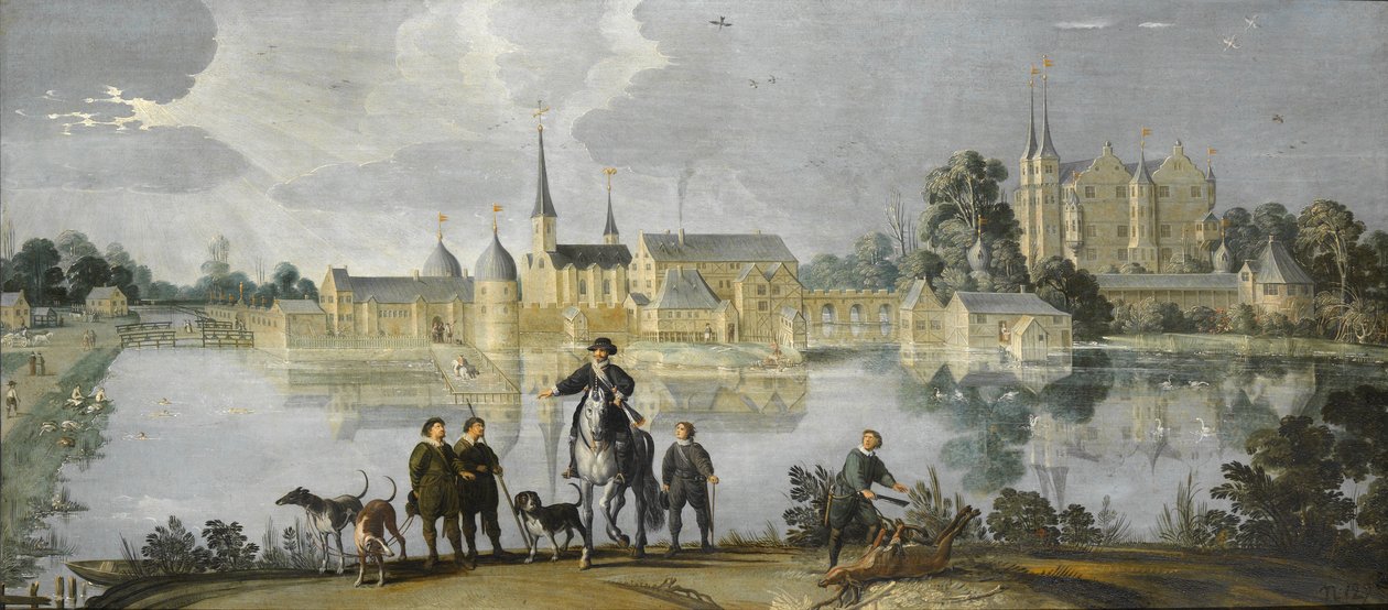 Frederiksborg Castle, Kodaň, Dánsko, c.1590-1610 od Jan Claeszen van Wijck