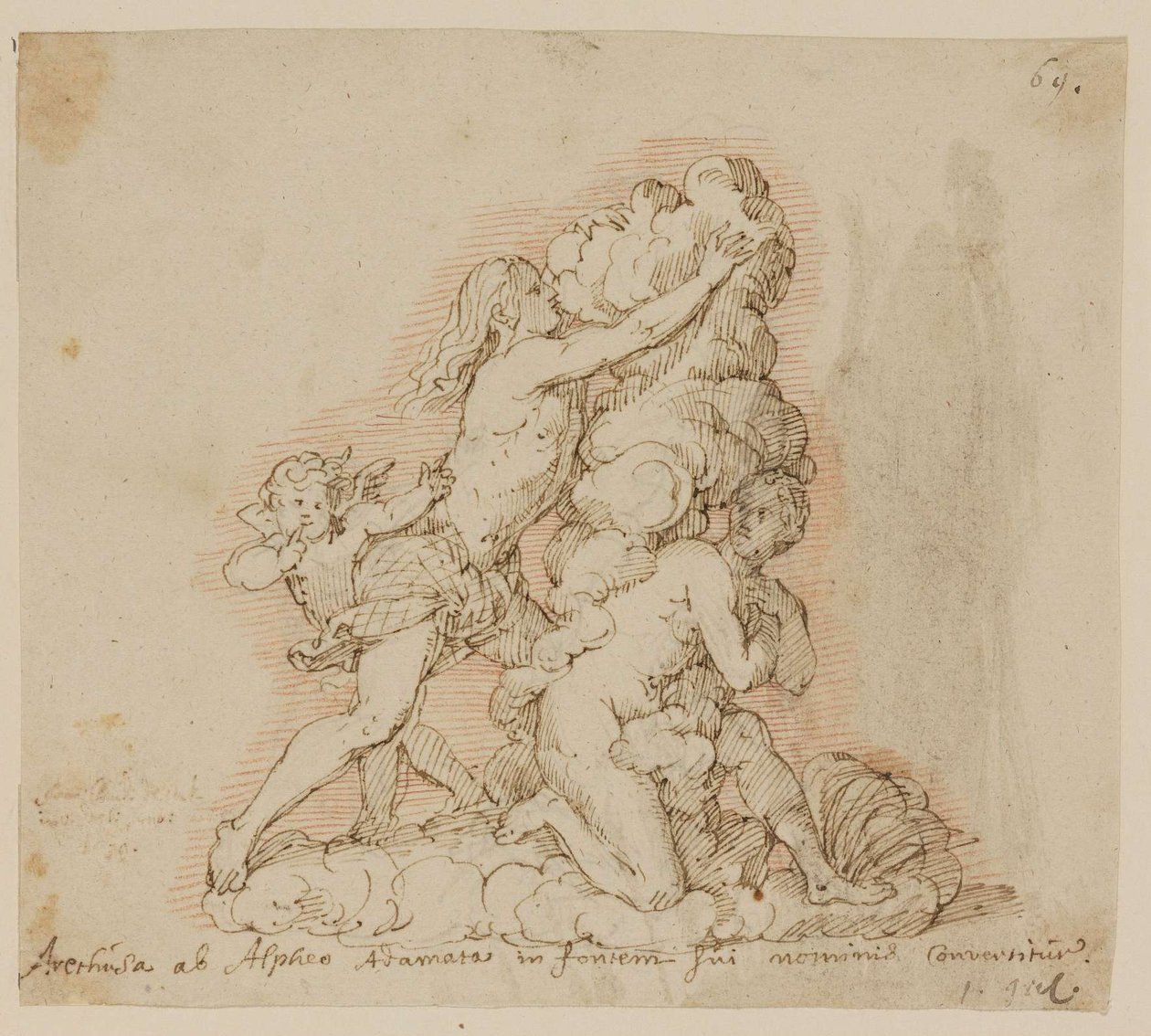 Alfeus a Arethusa od Jan Claudius de Cock