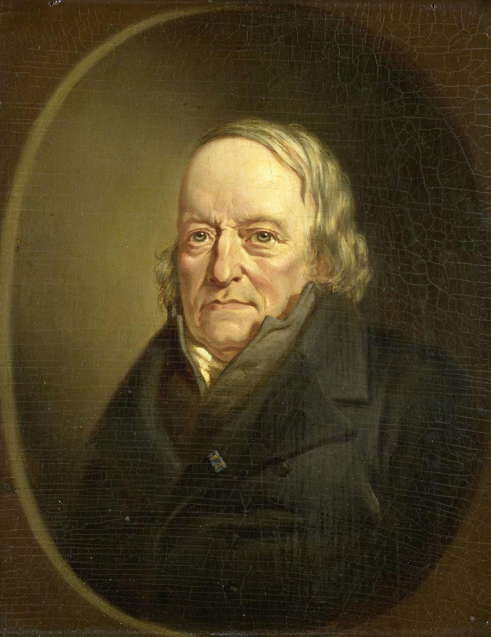 Portrét Johannese Kinkera, básníka a filozofa, profesora v Lutychu od Jan Cornelis van Rossum