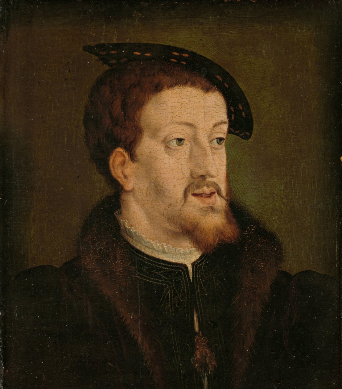 Portrét Karla V., císaře Svaté říše římské od Jan Cornelisz Vermeyen (manner of)