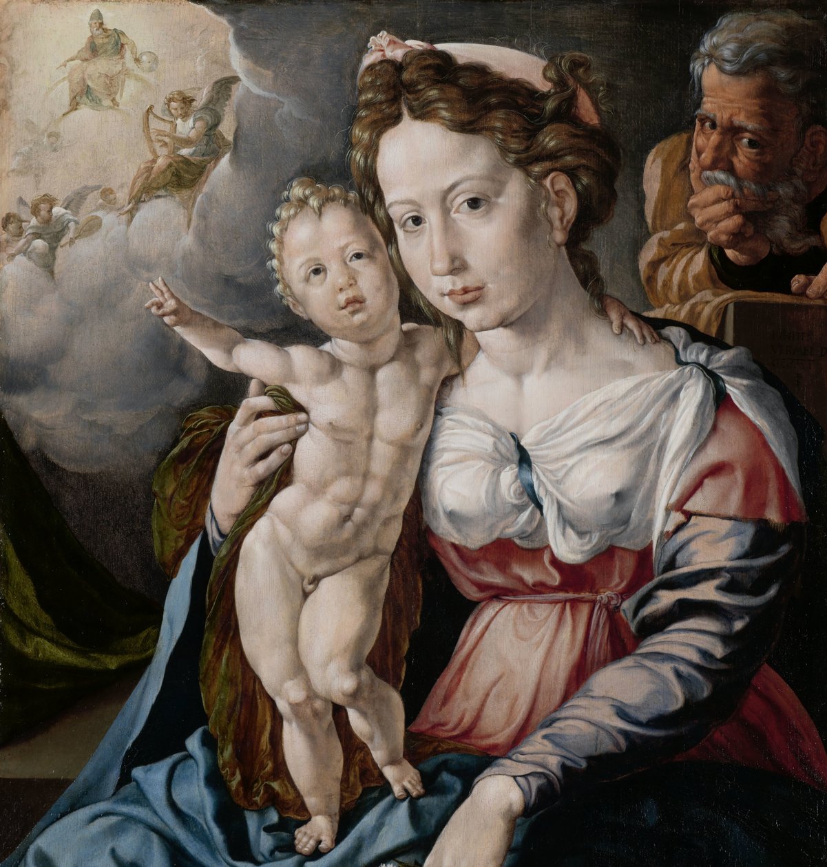 Svatá rodina od Jan Cornelisz Vermeyen