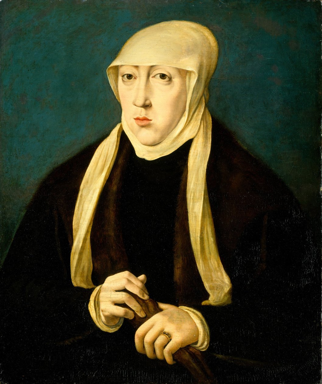 Marie (1505-1558), uherská královna od Jan Cornelisz Vermeyen