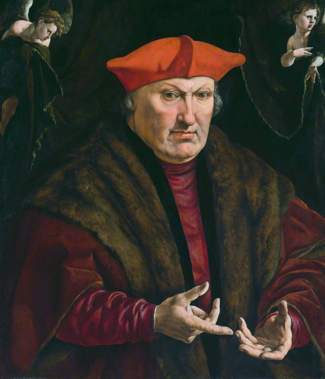 Portrét Erarda de la Marck[1]
Alternativní název(y):  

Erard de la Marck (1472-1538). Kníže-biskup z Liège. od Jan Cornelisz Vermeyen