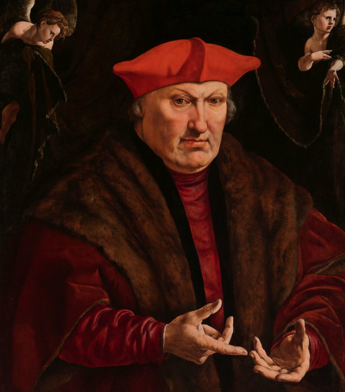 Portrét Erarda de la Marcka Portrét van Erarda de la Marcka od Jan Cornelisz Vermeyen