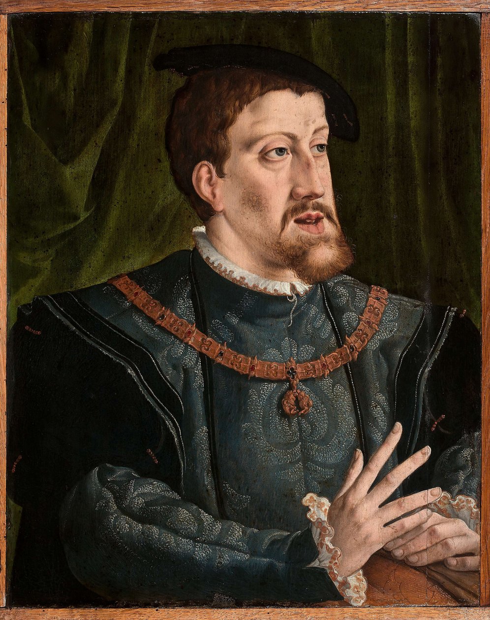 Portrét císaře Karla V. 1500-1558. od Jan Cornelisz. Vermeyen