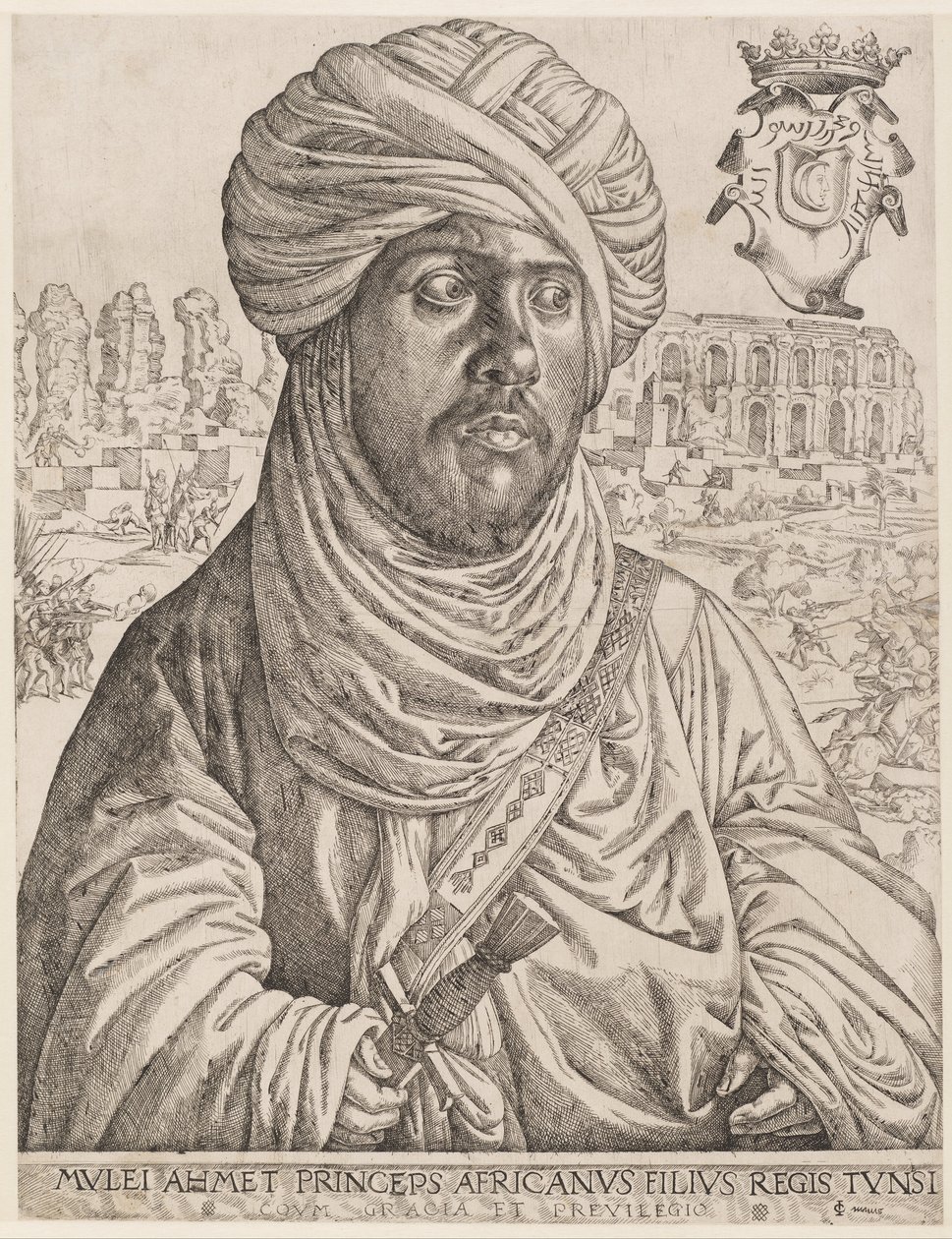 Portrét Muley Ahmed od Jan Cornelisz Vermeyen