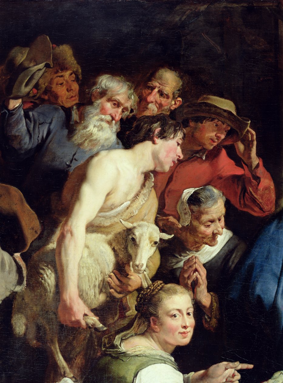 Klanění pastýřů, po roce 1628 (detail 247420) od Jan Cossiers