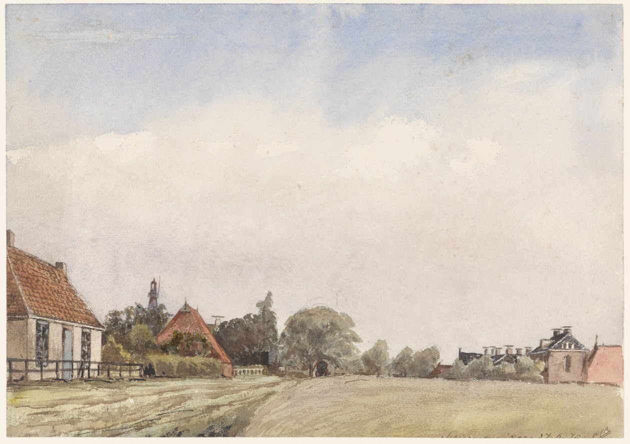 Pohled na Schiermonnikoog od Jan Daniël Cornelis Carel Willem baron de Constant Rebecque