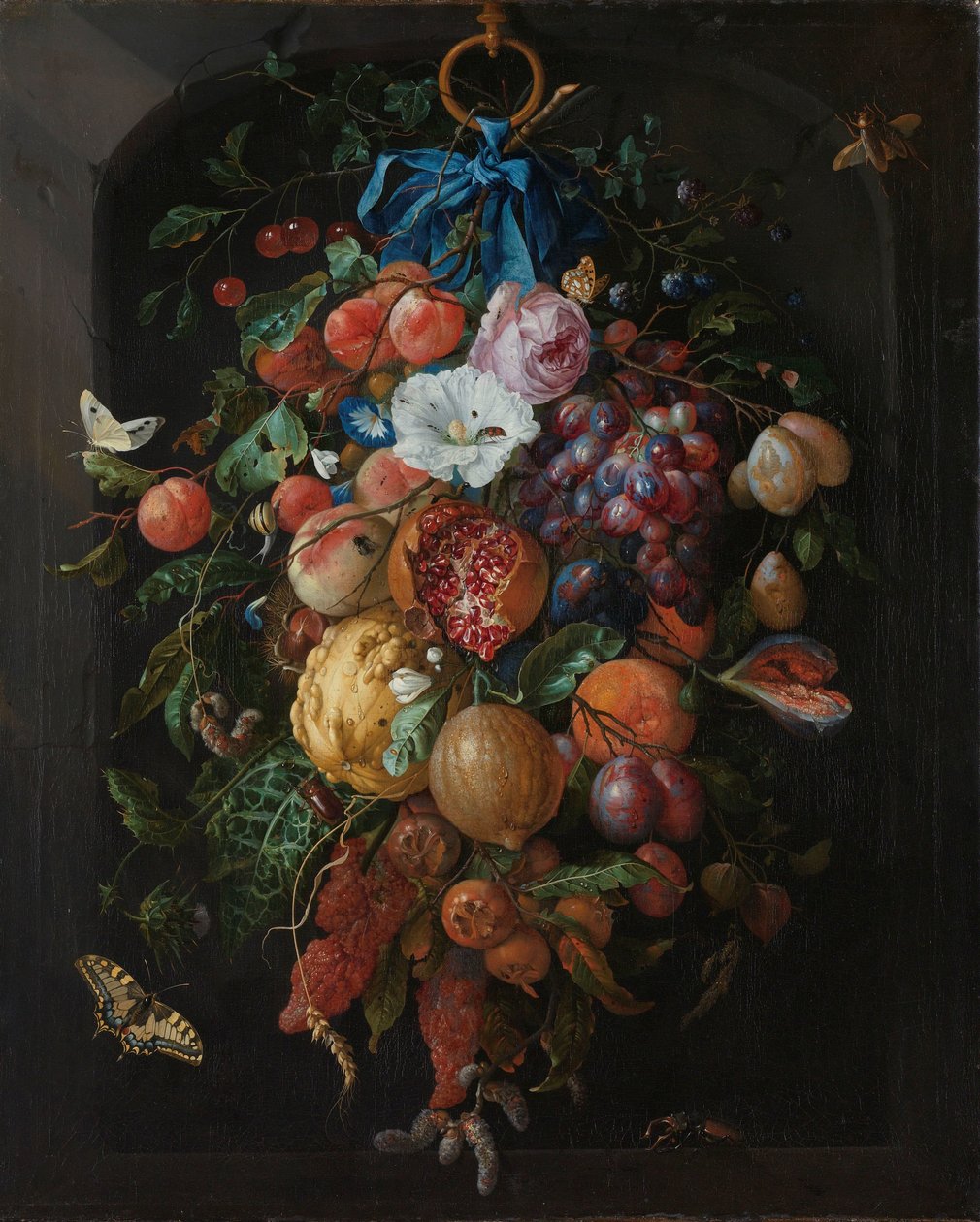 Věneček ovoce a květin Věneček ovoce a květin od Jan Davidsz de Heem
