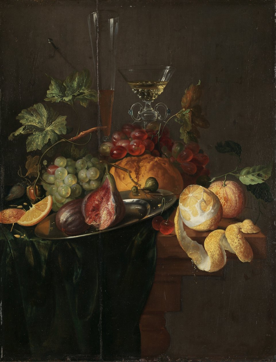 Norský jazyk Bokmål:  Frukt og vin Ovoce a víno od Jan Davidsz. de Heem